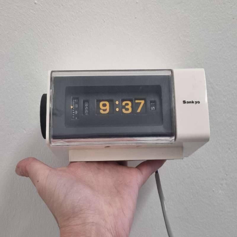 Vintage Retro Sankyo Alarm Clock - Working