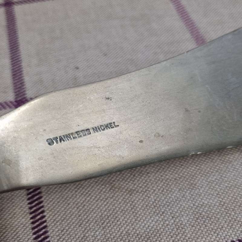 Large Vintage Fork and Knife set - Lots of detail and character