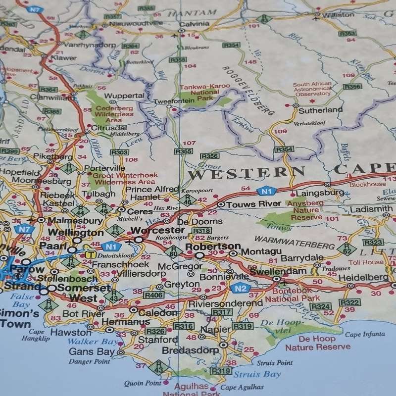 South Africa - Tourist Map 1:3 300 000