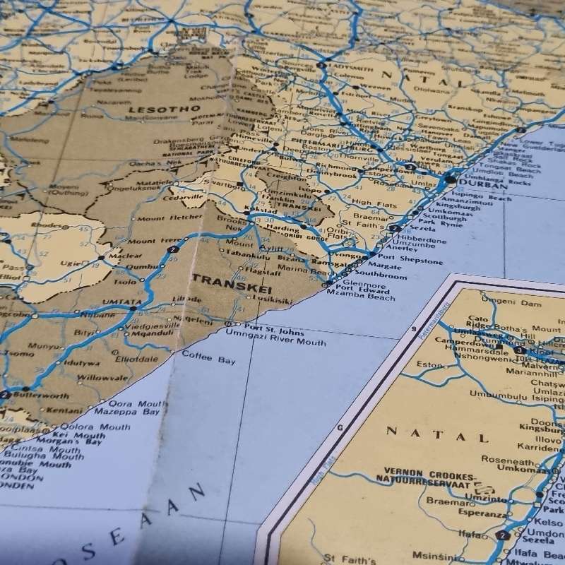 AA Tour Planning Map of South Africa