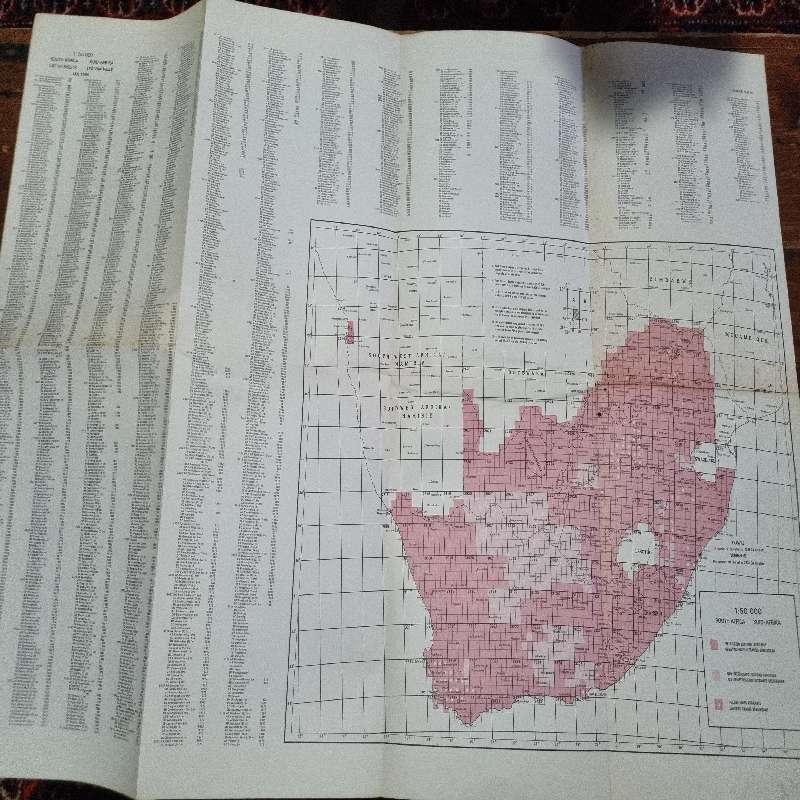 Maps of South Africa - Index to the maps published by Chief Director of Surveys and Mapping