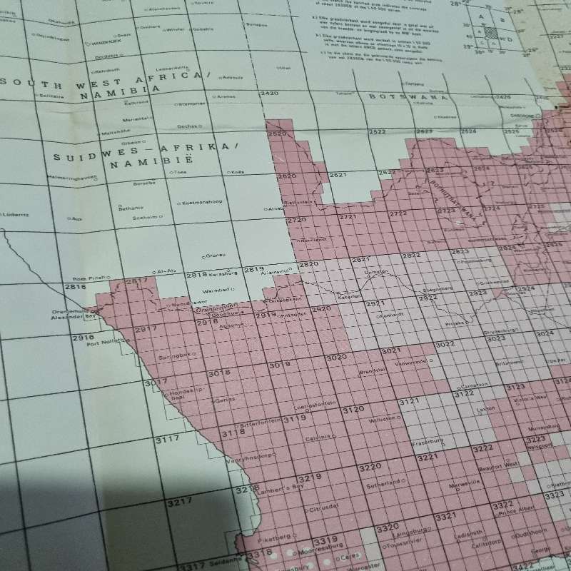 Maps of South Africa - Index to the maps published by Chief Director of Surveys and Mapping