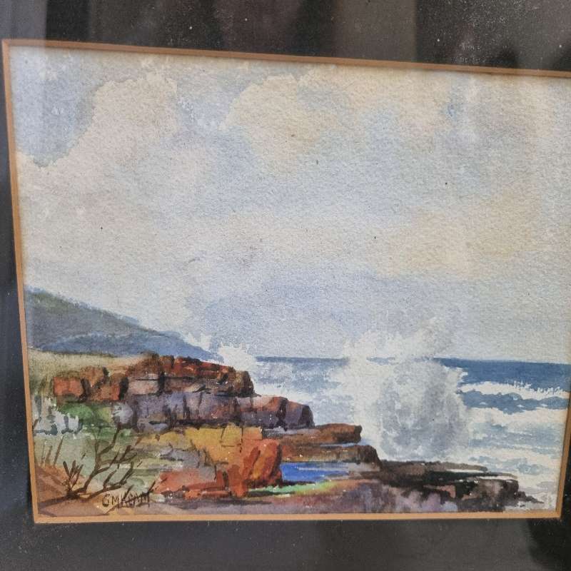 Framed Painting - Beautiful wooden frame - Size 39cm x 31cm