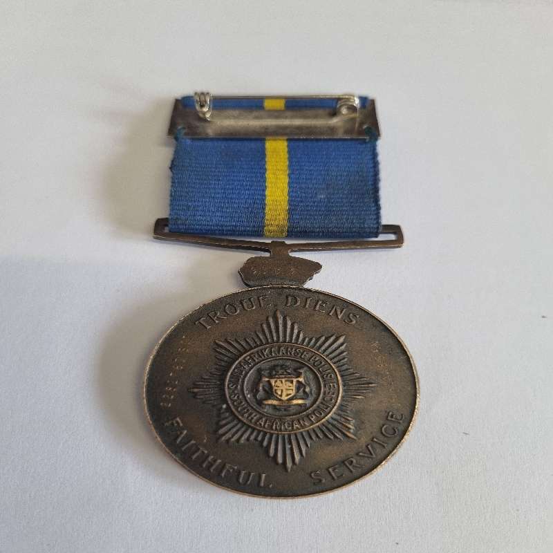 SA Police faithful Service medal