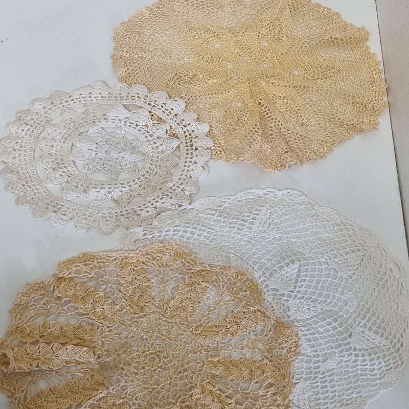 4 x Crochet Doilies