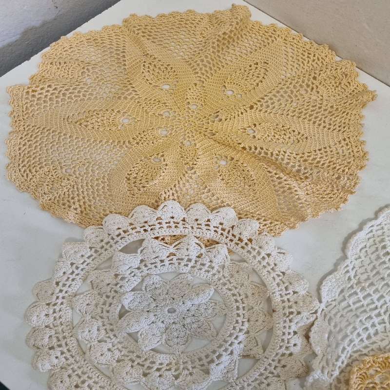 4 x Crochet Doilies
