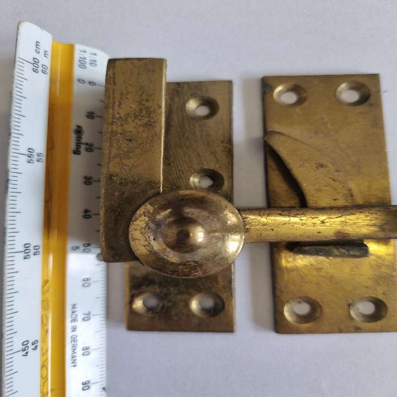 Solid Vintage Brass Latch