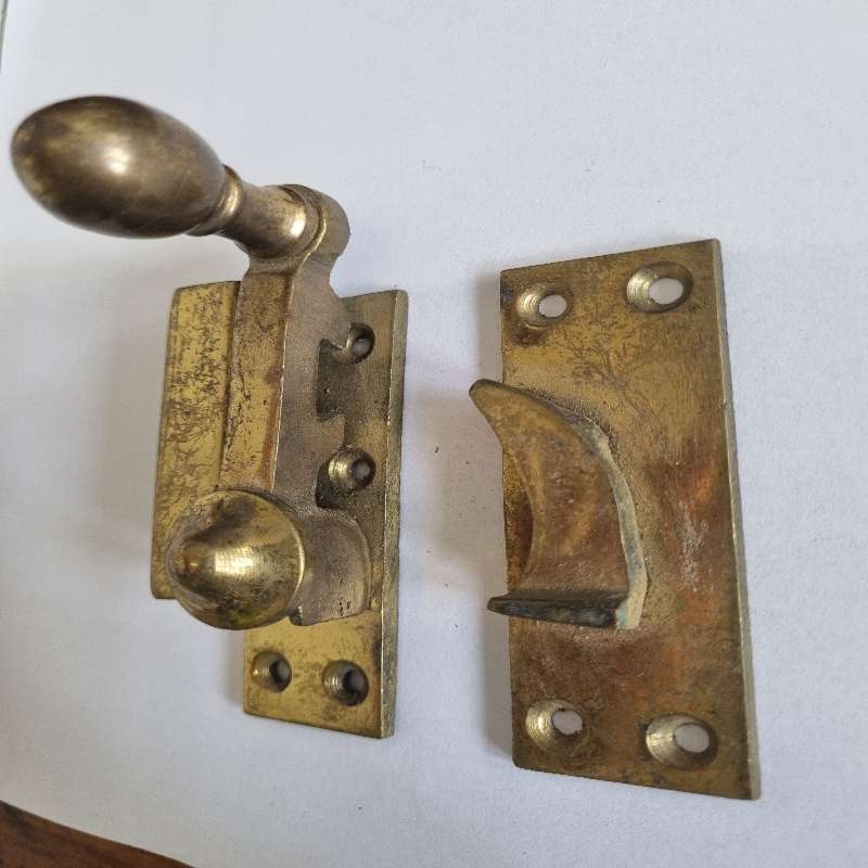 Solid Vintage Brass Latch
