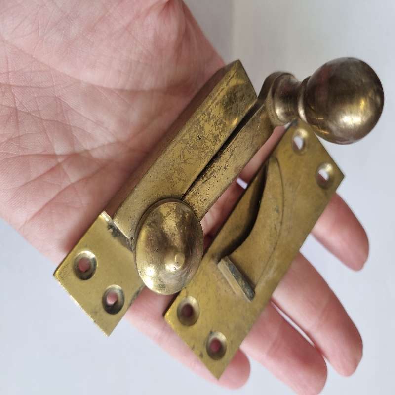 Solid Vintage Brass Latch