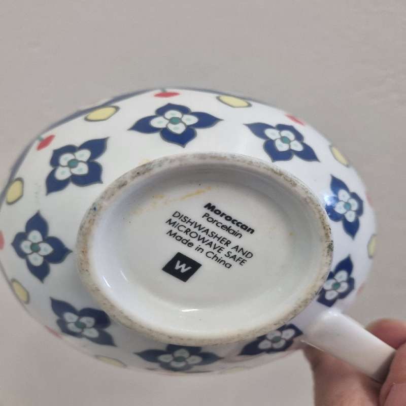 Large Moroccan Porcelain Cup - Woolworths