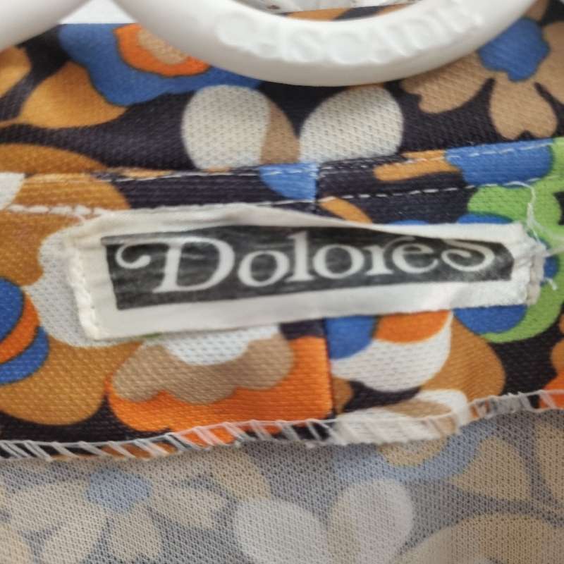 Vintage Dress with Belt - Size M