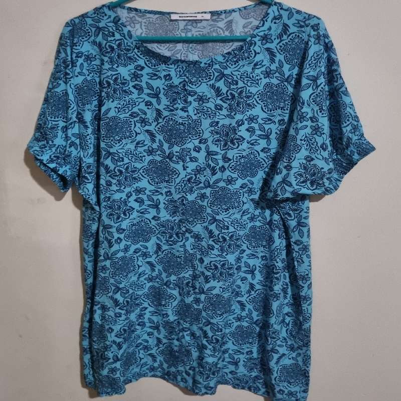 Turquoise and Navy Woolworths Summer Dress - Size M