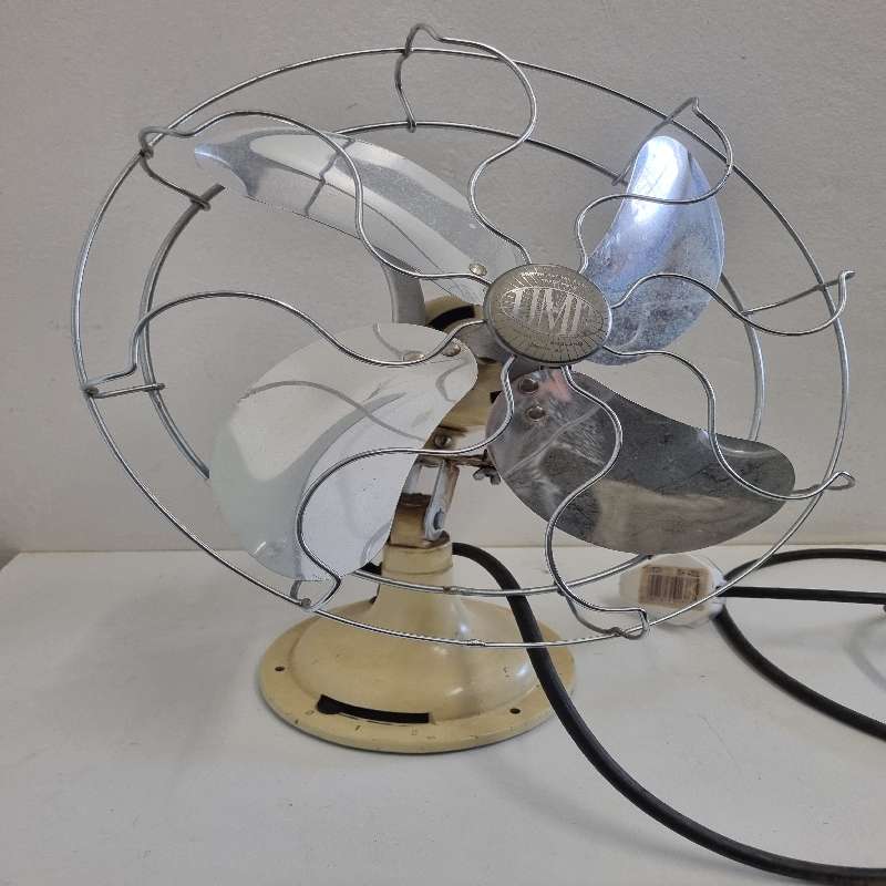 Vintage Retro Limit Fan - Made in England - Working condition
