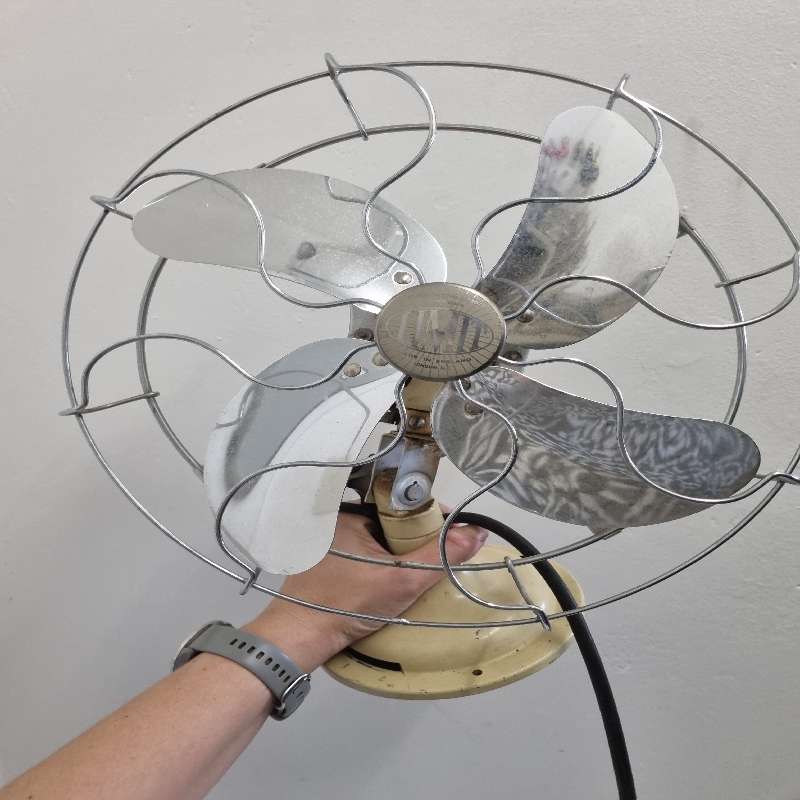 Vintage Retro Limit Fan - Made in England - Working condition