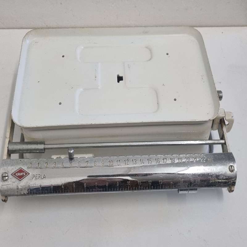Vintage German 1950s Krups Perla Kitchen Scale