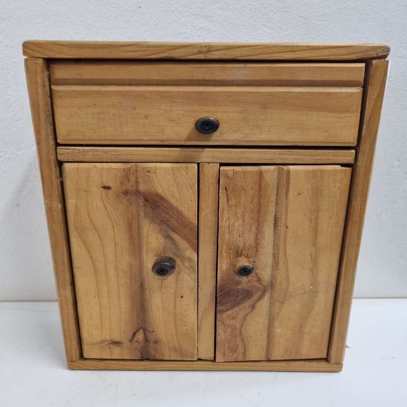 Wooden Barbie Doll Wardrobe - Barbie furniture