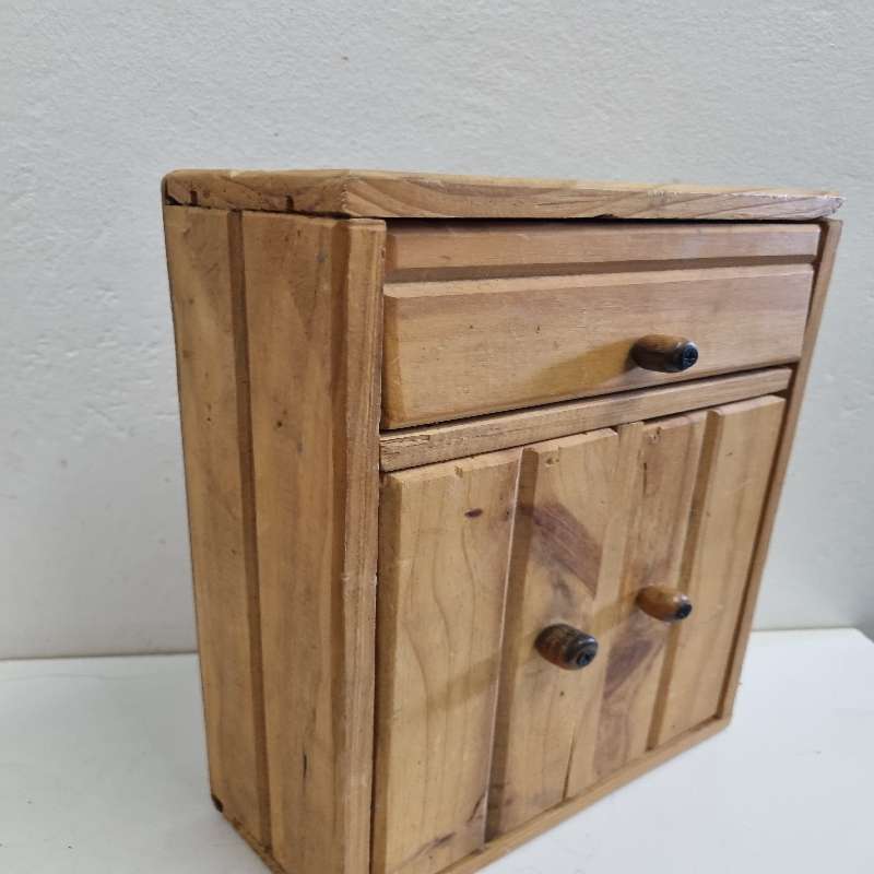 Wooden Barbie Doll Wardrobe - Barbie furniture