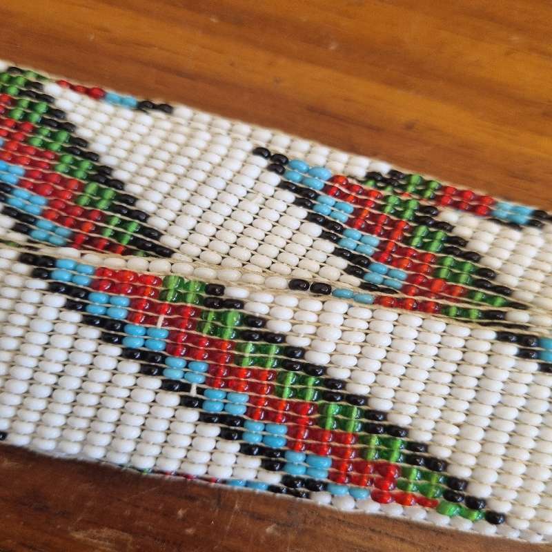 Beautiful Handcrafted Beaded Belt - Retro