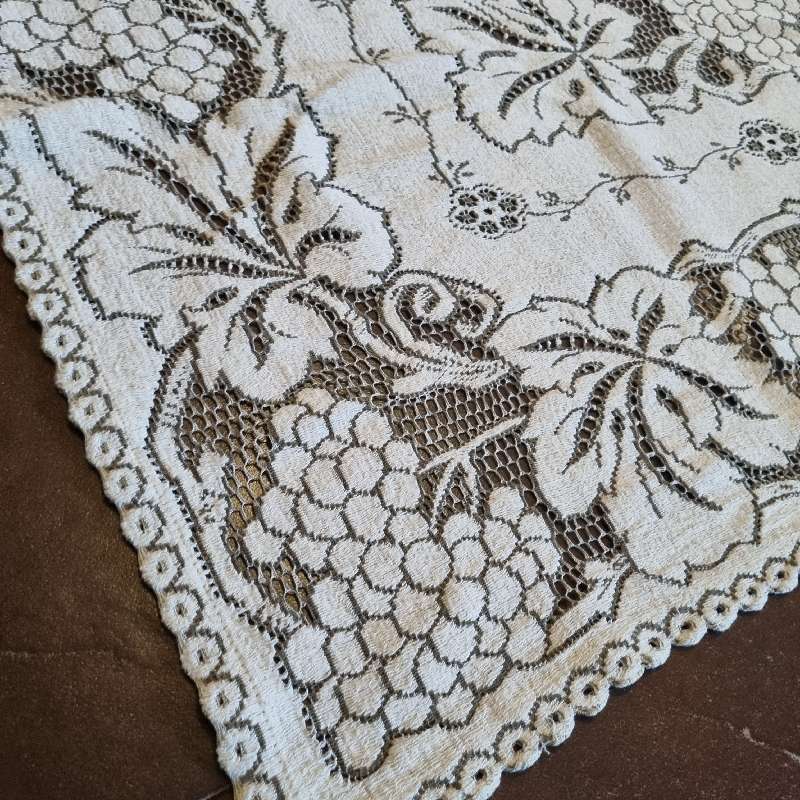Beautiful Vintage Tablecloth - Size - 1.3m x 1.3m