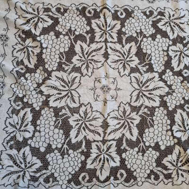 Beautiful Vintage Tablecloth - Size - 1.3m x 1.3m