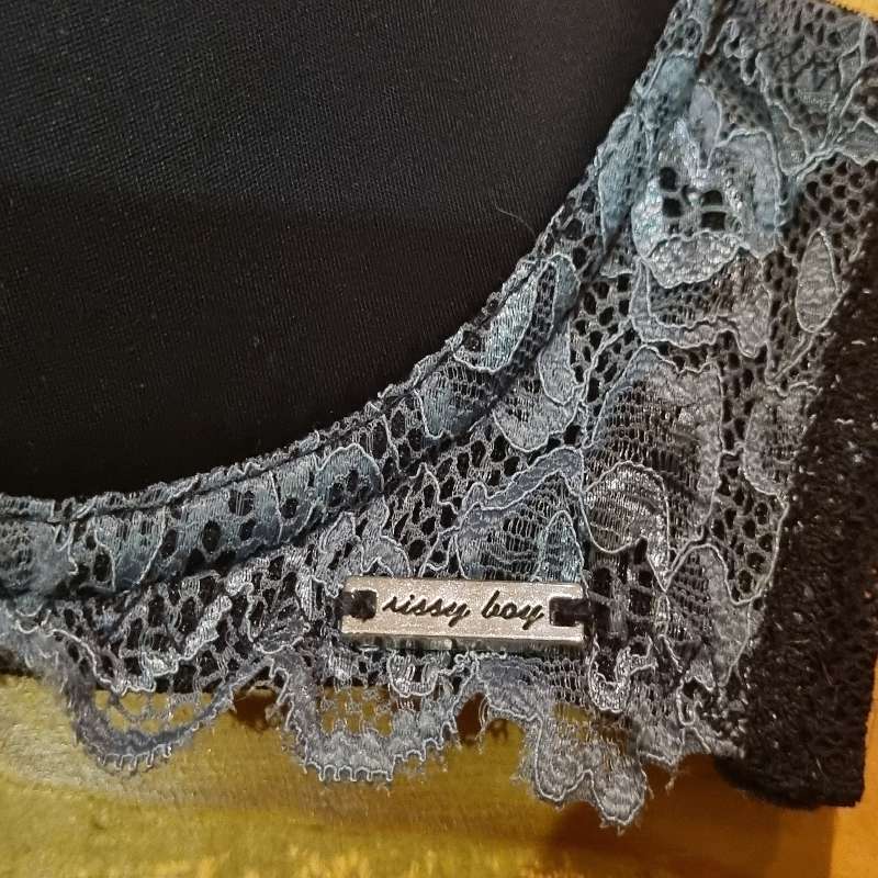 Black Sissy Boy Bra and Pink Kangol Bra - Both Size 36A - Great condition