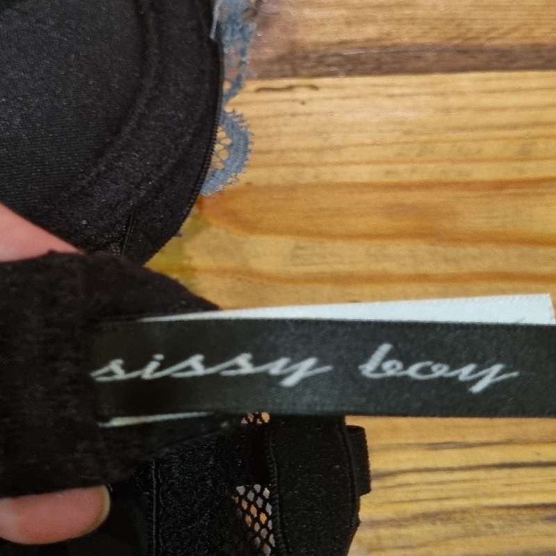 Black Sissy Boy Bra and Pink Kangol Bra - Both Size 36A - Great condition