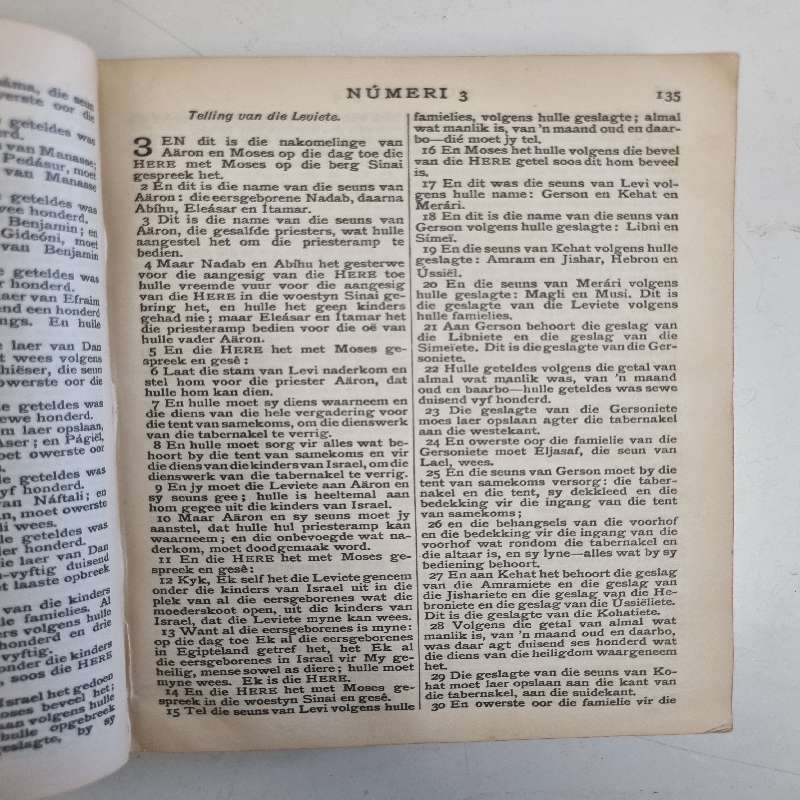 Vintage Bible - 1939 Die Bybel