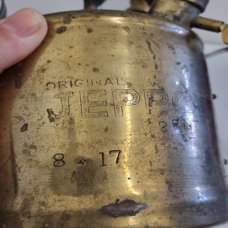 Vintage brass Jeppo blowtorch