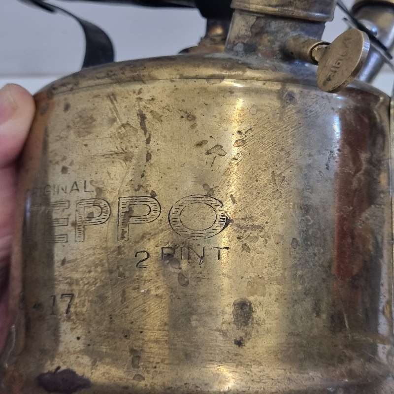 Vintage brass Jeppo blowtorch