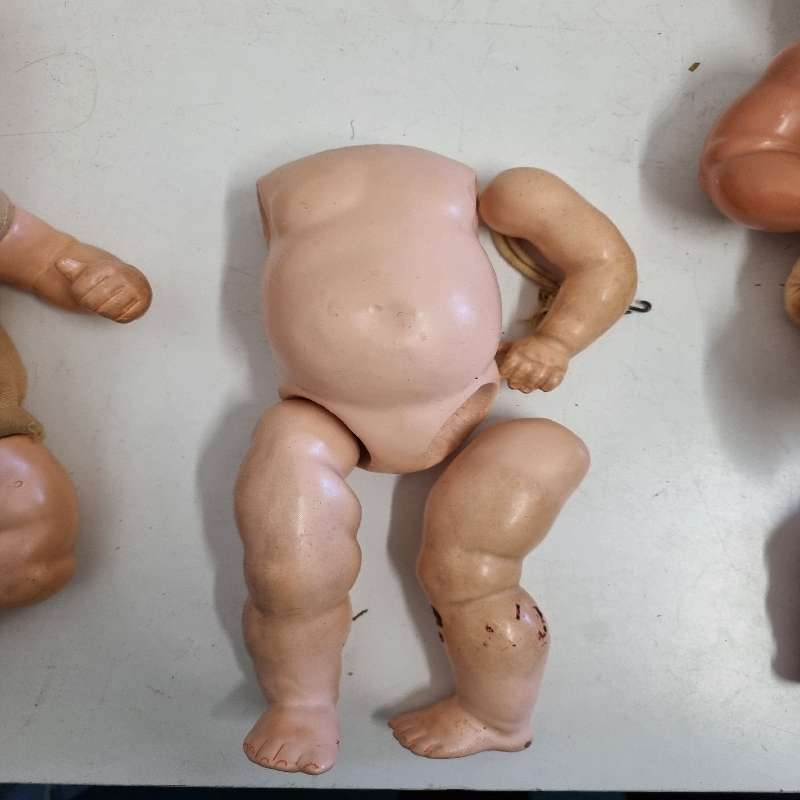 Antique dolls for parts or restoration - See pictures - What you see is what you get