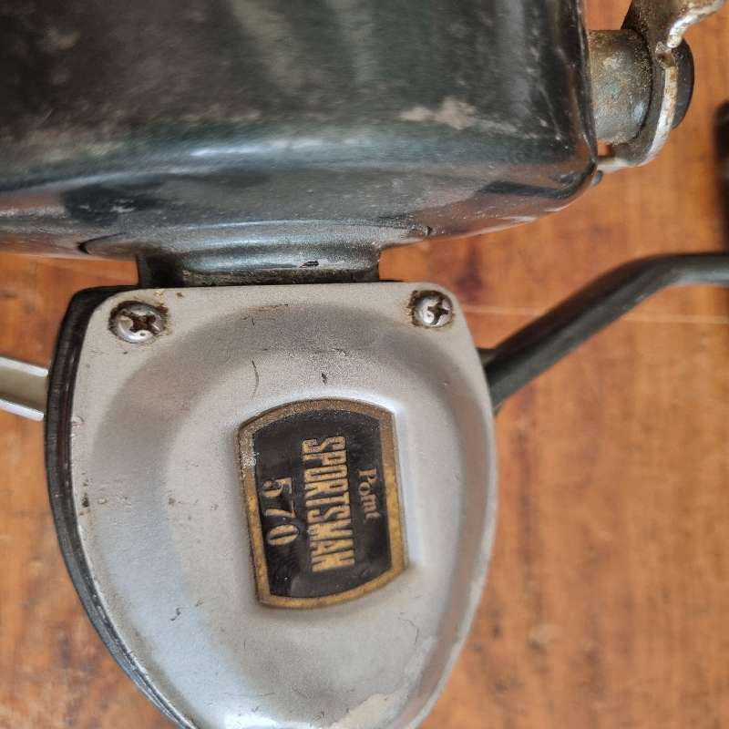 Vintage Coffee Grinder Fishing Reel - Point Sportsman 570