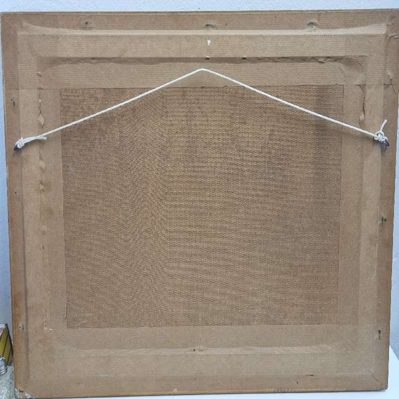 Framed Painting - E.J. Wendell - Size including frame - 52cm x 39cm