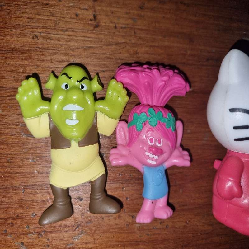 6 x MacDonald's Toys incl. Shrek, Sing, etc.
