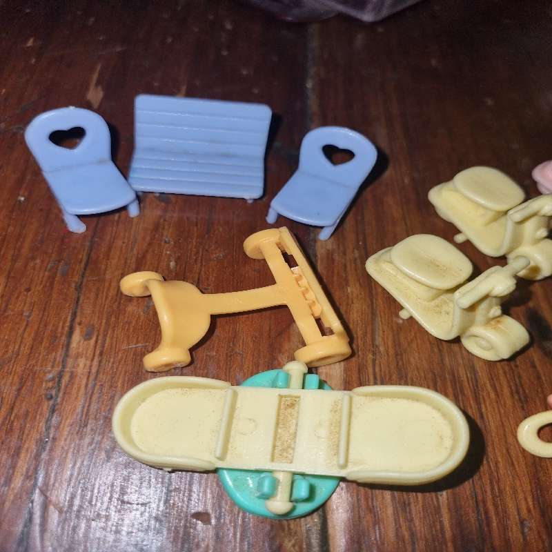 11 Piece Toy accessories - Scooters, Furniture, etc. See pictures