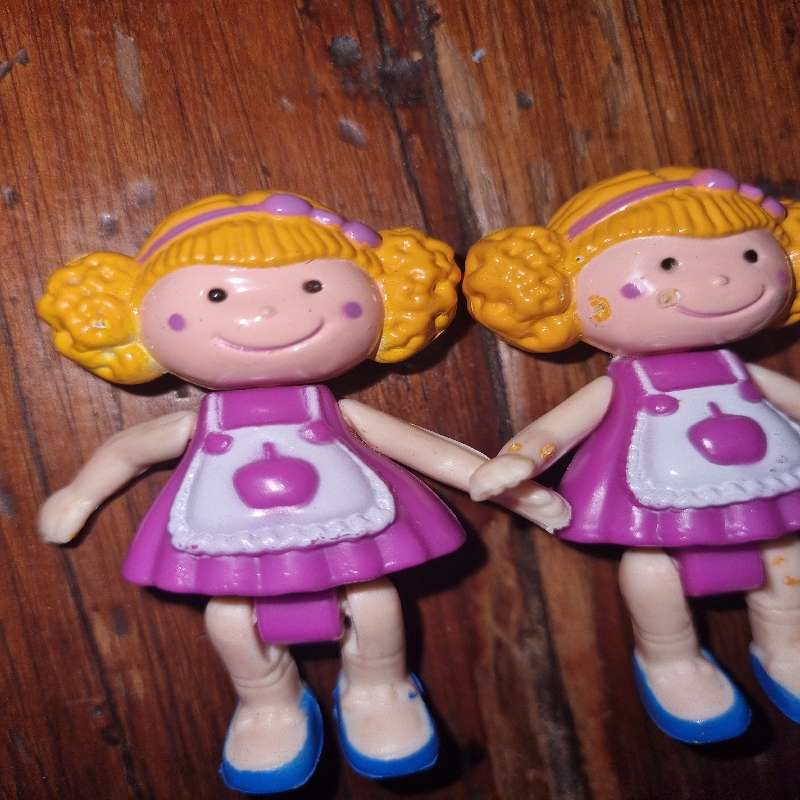 3 x Vintage 90s Pretty Sally Dolls - 6cm