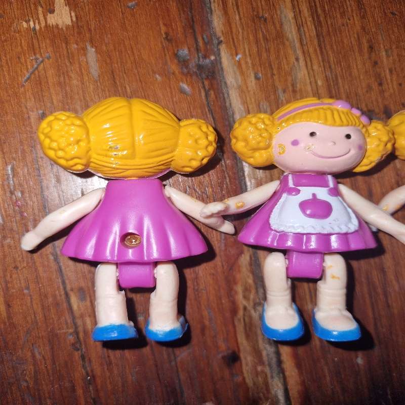 3 x Vintage 90s Pretty Sally Dolls - 6cm
