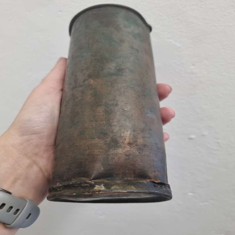 Antique copper jug / item - Not sure what this is
