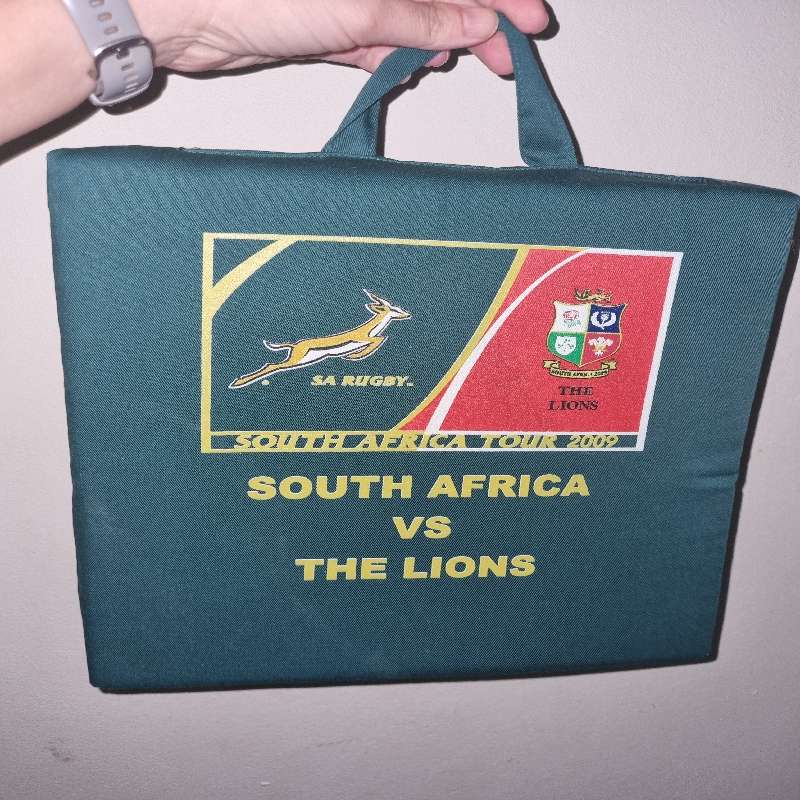 SA Rugby Supporters Cushion - SA vs The Lions Tour 2009 - Rugby Memorabilia