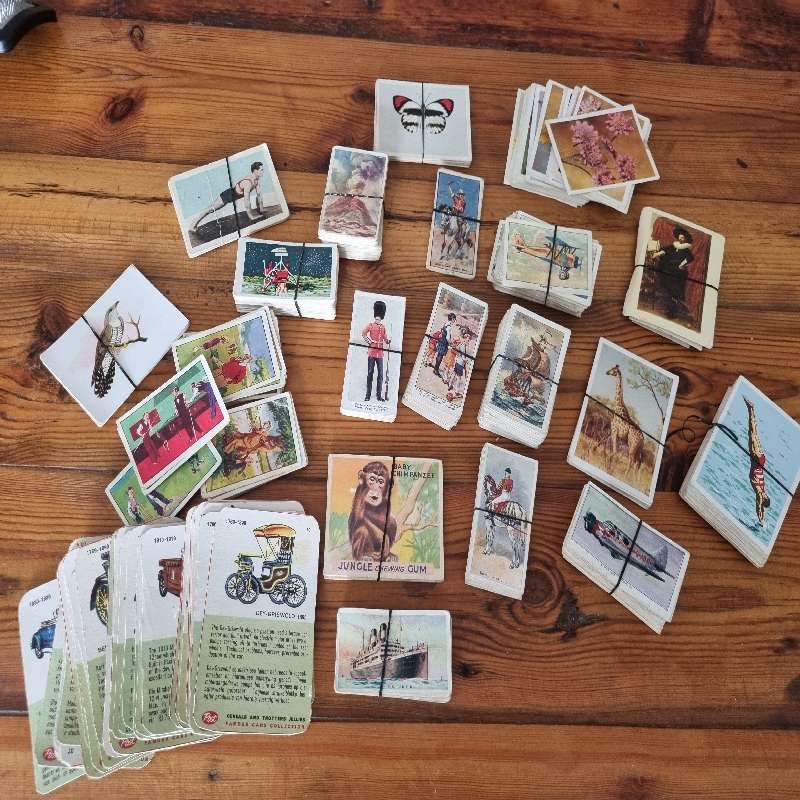 Large Lot of old Cigarette Cards - Unchecked