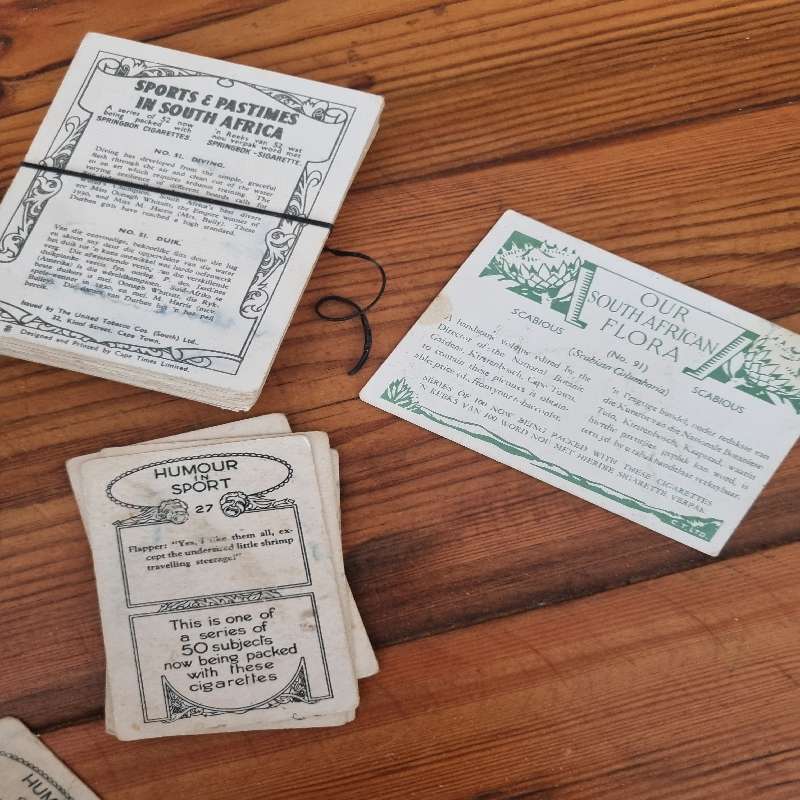 Large Lot of old Cigarette Cards - Unchecked