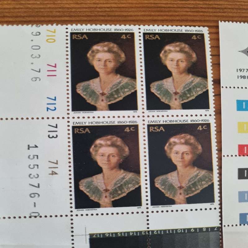 RSA Stamps including Emily Hobhouse