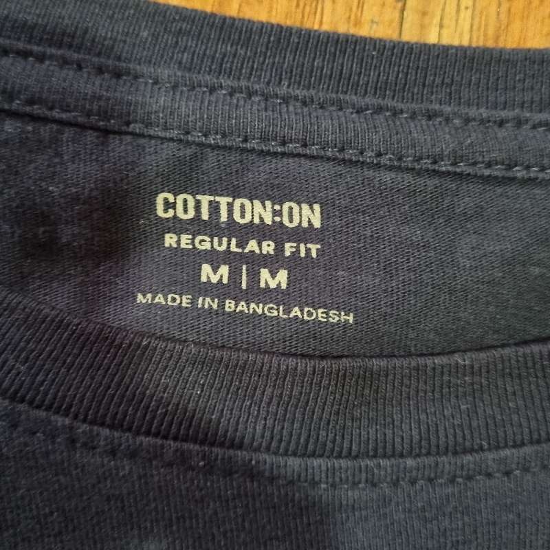 Navy Cotton On T-Shirt- Size M