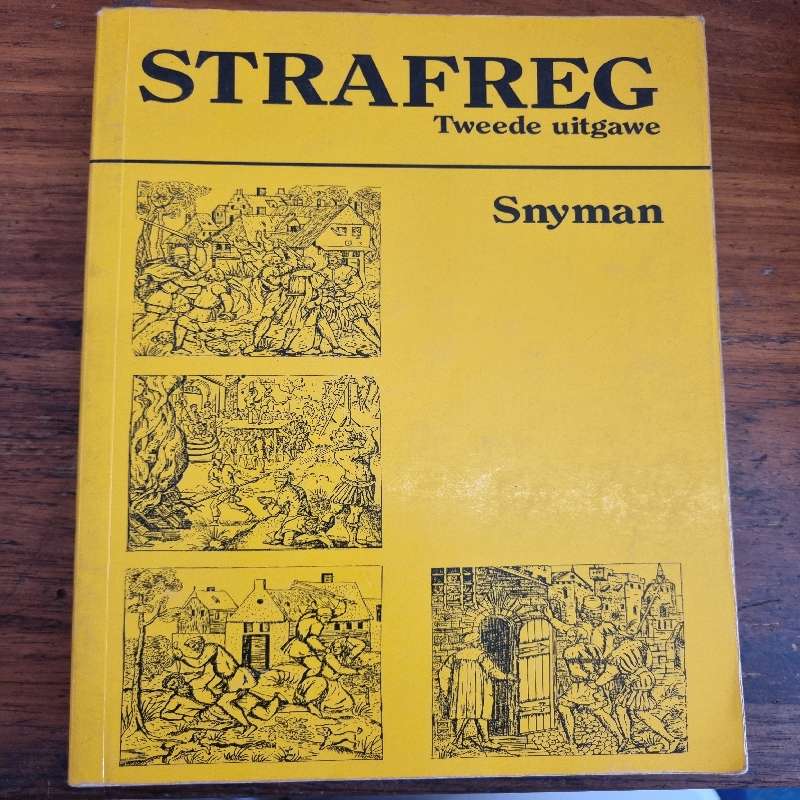 Strafreg - Tweede Uitgawe - Snyman