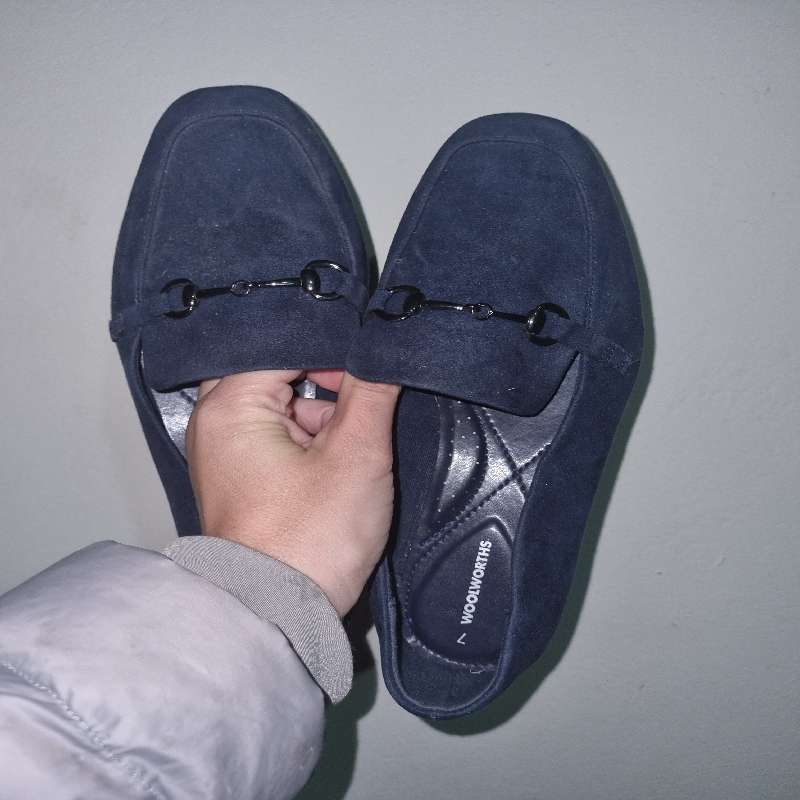 Navy Woolworths Flats - Size 7 - Never worn