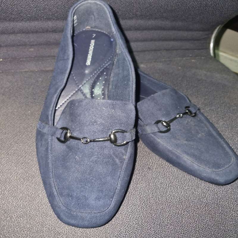 Navy Woolworths Flats - Size 7 - Never worn