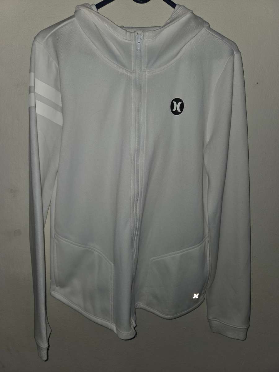 Hurley Hooded Top - White - Size L