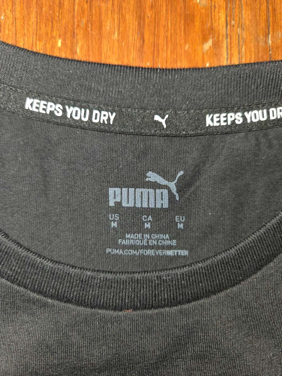 Black Puma T-shirt - Size M - Perfect condition