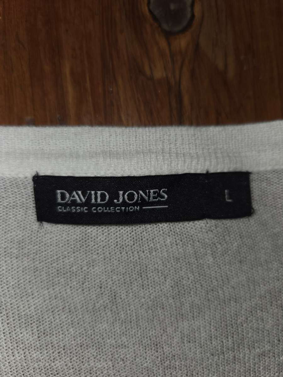 David Jones Knitwear - White - Size L