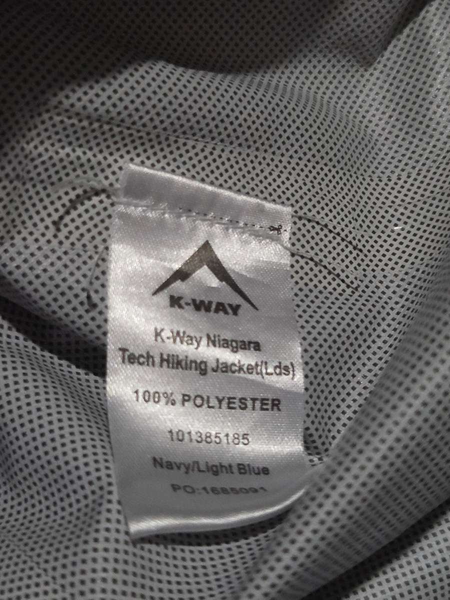 K-Way Niagara Tech Hiking Jacket - Size L - Perfect Condition