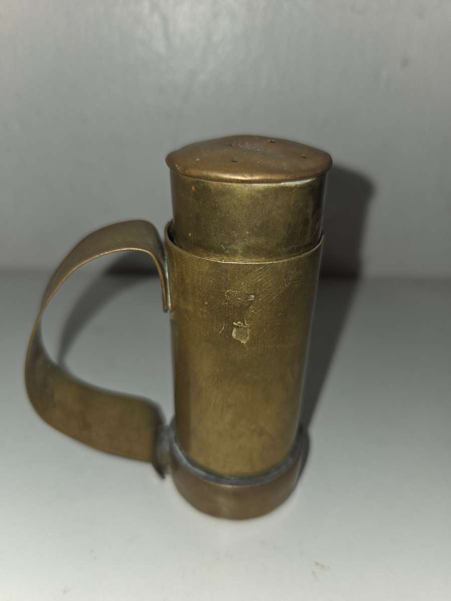 Vintage Brass Salt Shaker